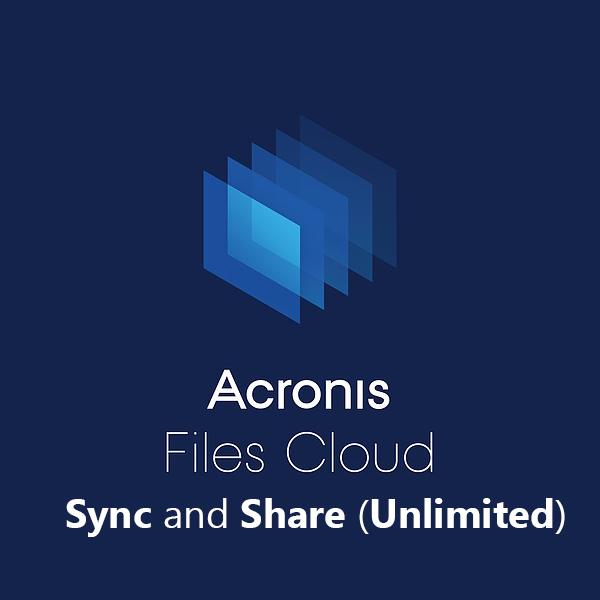 Acronis Files Cloud - Sync and Share (Unlimited) Files Backup and Sharing Acronis 