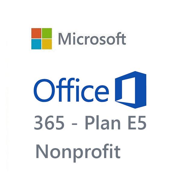 Office 365 - Plan E5 - Nonprofit Office 365 Microsoft 
