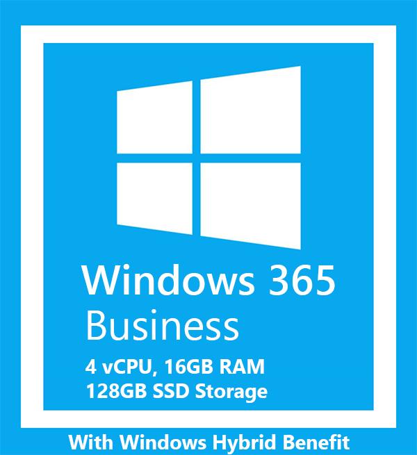 Windows 365 Business (4 vCPU 16GB RAM 128 SSD + WHB) Windows 365 Microsoft 